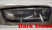 FORES Тонированная антигравийная полиуретановая пленка DARK BLACK PPF (темно-черная), рулон 60см х 15м (погрешность в отрез +/- 1-2%)