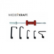 WDK Обратный молоток с набором крюков в пластиковом кейсе. 65060