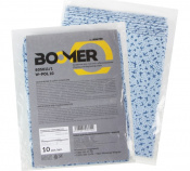 BOOMER 80510 W POL 10 Нетканые салфетки для обезжиривания, полипропилен,70г/м², 32x36см, синие 10шт/