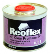 REOFLEX Лак HS Premium (0.5л/0,25л) Акриловый 2:1