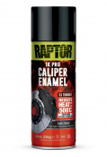 U-POL Эмаль для суппортов RAPTOR, огнестойкая, 500℃, черная полуматовая, аэрозаль, 400 мл