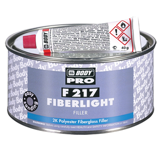 BODY Шпатлевка F217 (1л) FIBERLIGHT Стекловолоконная  2К