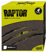 U-POL RAPTOR ( набор. 3,8л) (БЕЛОЕ) Защитное покрытие высокопрочное 2К
