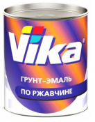 VIKA Грунт - эмаль по ржавчине (белый) (0,9л) RAL 9010