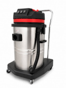 INOX Водопылесос для сухой и влажной уборки, нерж. сталь, 60 л., 690 м3/ч, трехмоторный