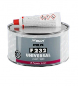 BODY PRO Шпатлевка F232, 1L  (Бел. Универсальная, в т.ч. сложные цинки) 2К