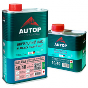AUTOP Лак 40/40 HS Острый блеск "KATANA" 2+1 с отвердителем 10/40 (1л+0,5л)