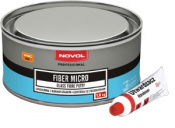 NOVOL Шпатлевка Fiber MIKRO 1,8кг Стекловолоконная (зеленая)