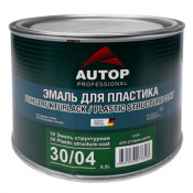 AUTOP СТРУКТУРНОЕ покрытие для пластика Черное (0.5 л)