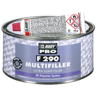 BODY Шпатлевка 290 (0,2 л) Ultra Light Multifiller Biege сверхлегкая 2К