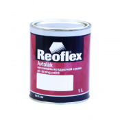 REOFLEX Краска 1К, Черная матовая ,банка 0,75л