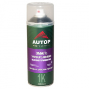 AUTOP №4  Эмаль СТРУКТУРНАЯ ЧЕРНАЯ МЕЛКАЯ для пластика алкид. высокоукр. 520 ml.