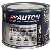 AUTON АК 47 Грунт-эмаль 1К, Черная матовая банка 0,5л