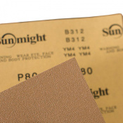 SUNMIGHT Бумага Золотистая Р40   (230 х 280 мм) лист