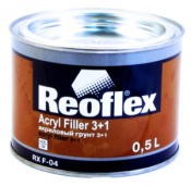 REOFLEX Грунт 3:1 акрил., (черный) (0,5л/0,17л)
